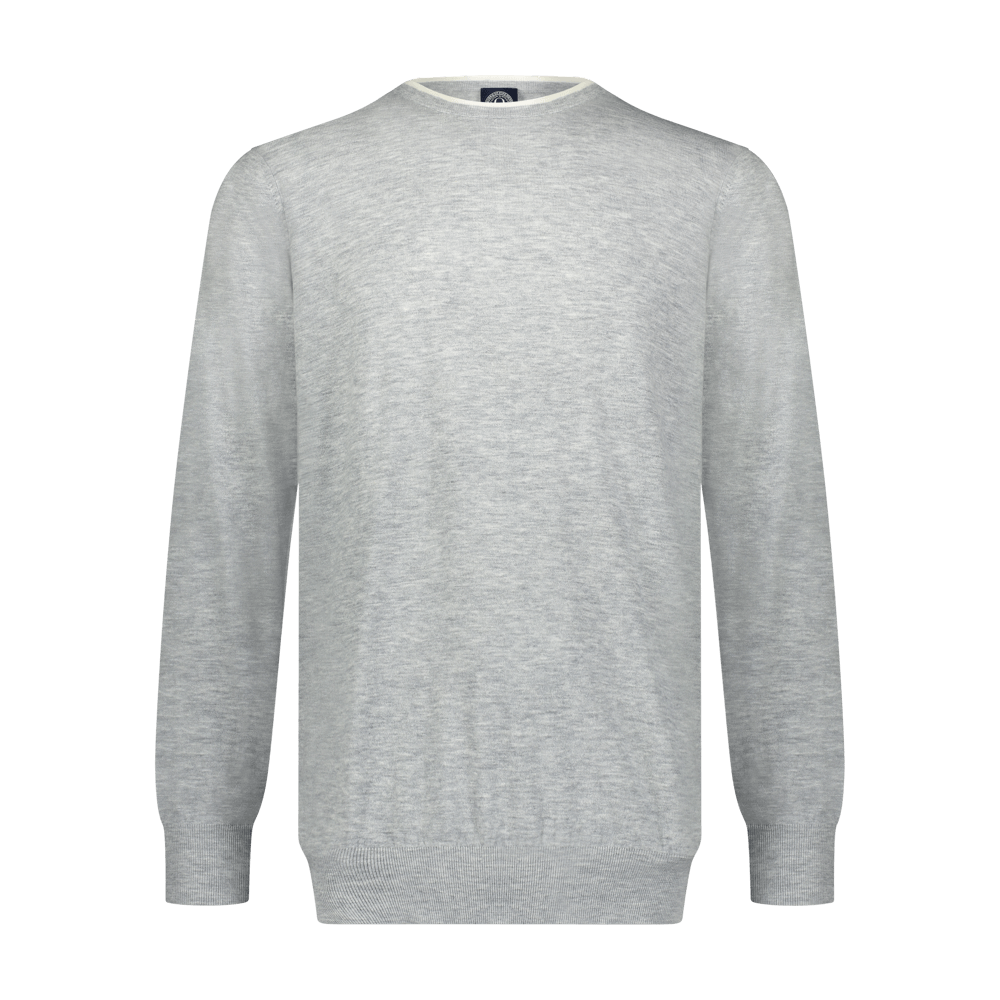 Heather grey crew neck sweater hot sale