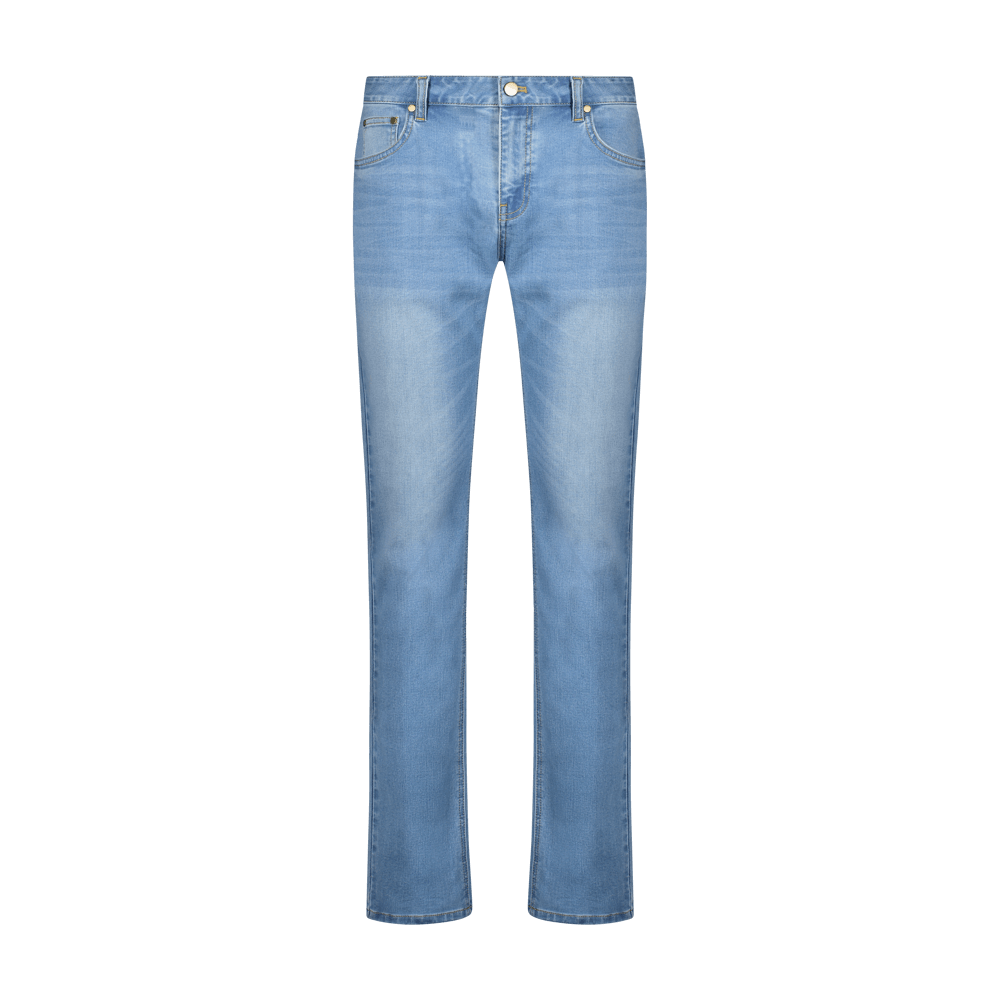 Custom Jeans Wash Level 2 in Light Indigo A New Standard Q Clothier
