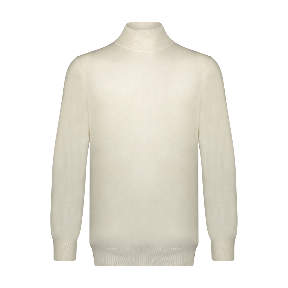 Mens ivory turtleneck sweater hot sale