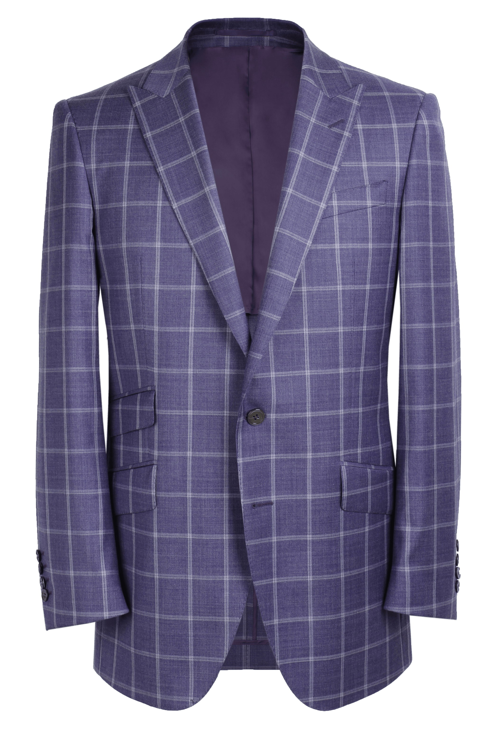 Loro Piana Royal Raspberry Windowpane Byron Jacket – Q Clothier